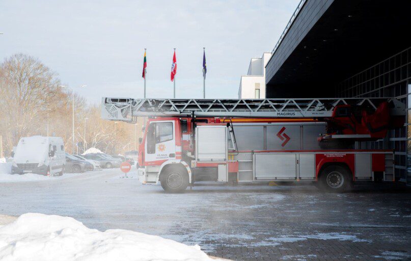 Priešgaisrinės apsaugos ir gelbėjimo departamentas. ELTA / Gabrielius Vaišvila