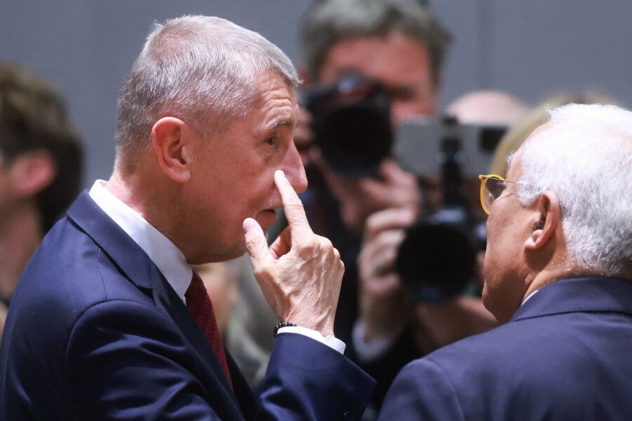 Čekijos premjeras. EPA-ELTA nuotr.