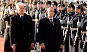 Oficiali Lenkijos pirmosios poros pasitikimo ceremonija. ELTA / Ervin Rauluševičius nuotr.