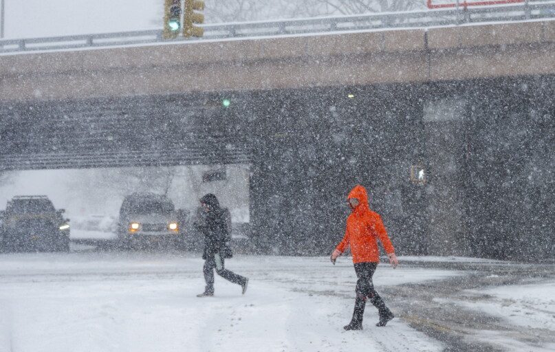 Žiema JAV. EPA-ELTA nuotr.