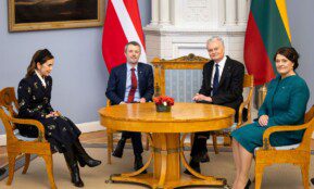 Karalienė Mary, Danijos karalius Frederikas X, Gitanas Nausėda, Diana Nausėdienė. ELTA / Andrius Ufartas