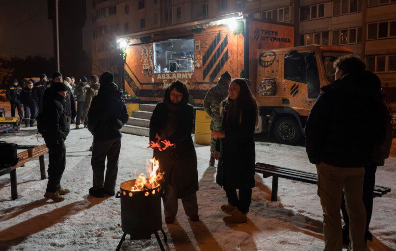 Šmyhalis: Kyjive elektros neturi 610 tūkst. žmonių. EPA-ELTA