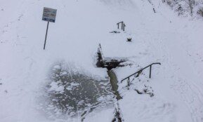 Užšalusi Neris Vilniuje.. ELTA / Dainius Labutis