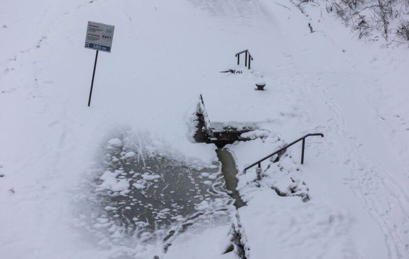 Užšalusi Neris Vilniuje.. ELTA / Dainius Labutis