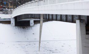 Užšalusi Neris Vilniuje.. ELTA / Dainius Labutis