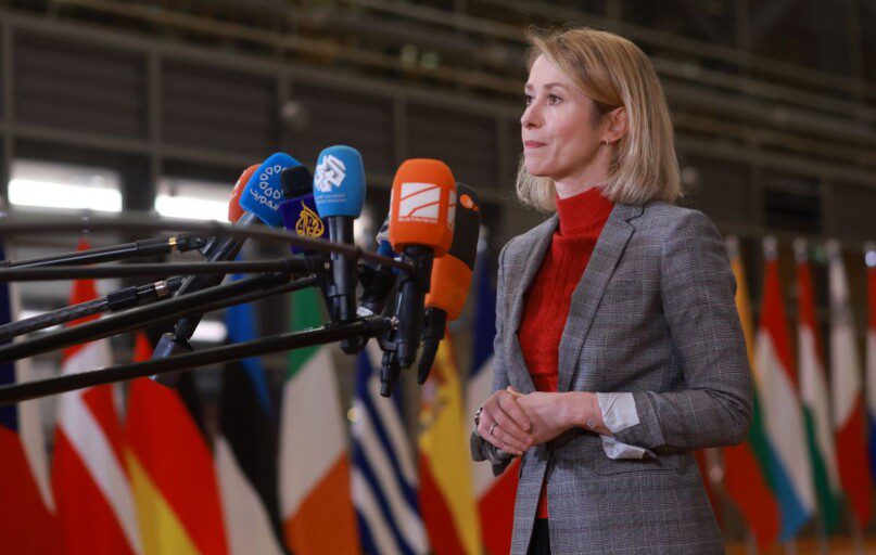 Kallas: ES planuoja vasario 24 d. įvesti Rusijai 20-ąjį sankcijų paketą. EPA-ELTA