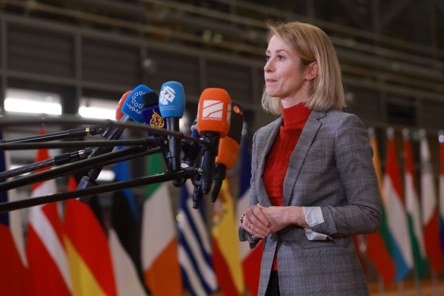 Kallas: ES planuoja vasario 24 d. įvesti Rusijai 20-ąjį sankcijų paketą. EPA-ELTA