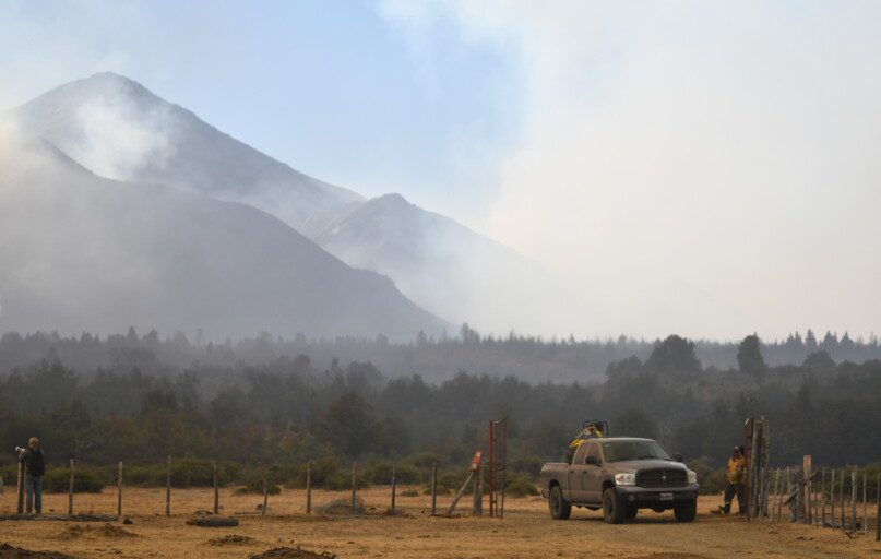 Argentina dėl miškų gaisrų Patagonijoje paskelbė nepaprastąją padėtį. EPA-ELTA nuotr.