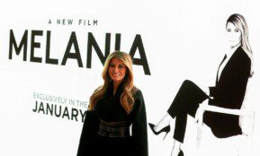 Trumpas ir pirmoji ponia dalyvavo milijonus dolerių kainavusio dokumentinio filmo „Melanija“ premjeroje. EPA-ELTA