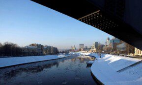 Neris žiemą. Gedimino Savickio (ELTA) nuotr.