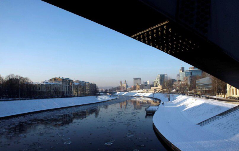 Neris žiemą. Gedimino Savickio (ELTA) nuotr.