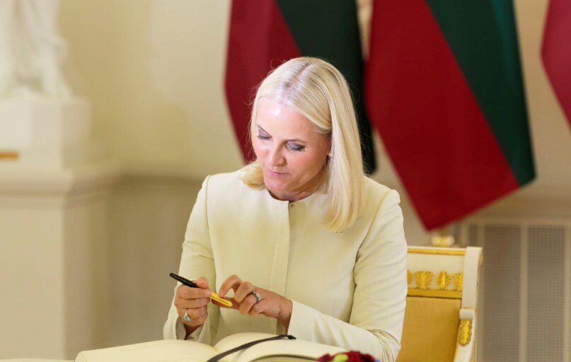 Norvegijos kronprincesė Mette-Marit. Gedimino Bartuškos (ELTA) nuotr.