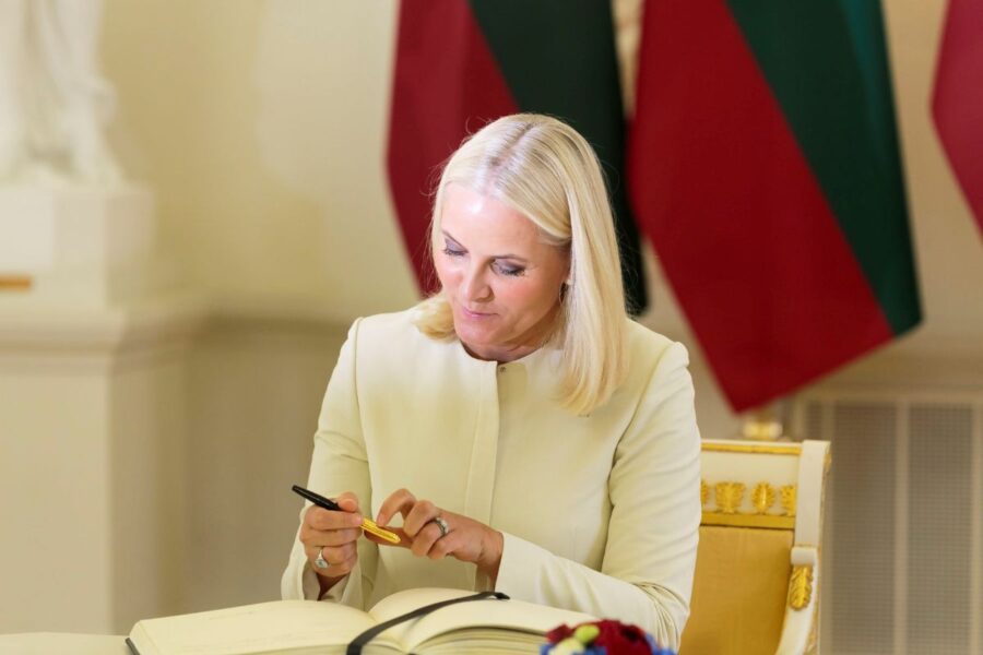 Norvegijos kronprincesė Mette-Marit. Gedimino Bartuškos (ELTA) nuotr.