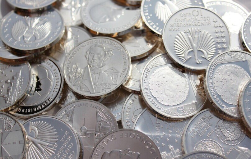 silver, silver coins, coins, coin, finance, metal, money, currency, euro, investment, 10 euro, silver, silver coins, silver coins, silver coins, silver coins, silver coins