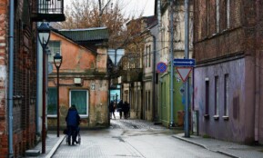 street, scene, old town, old, town, city, european, kaunas, lithuania, baltic, red, brick, architecture, urban, quiet, road, people, lampposts, lamp, posts, deteriorating, run-down, tottering, dilapidated, dilapidation, deterioration, kaunas, kaunas, kaunas, kaunas, kaunas, lithuania, people