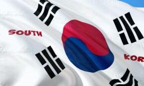 banner, flag, south korea