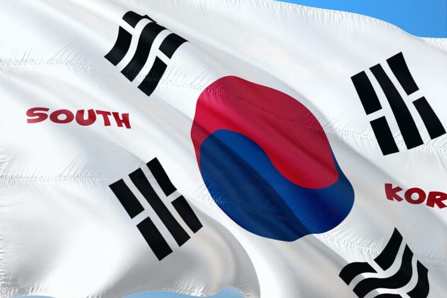 banner, flag, south korea