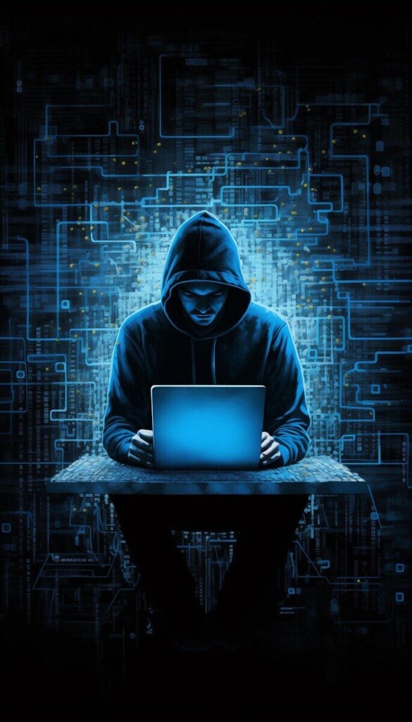 ai generated, man, hacker, chatgpt, cyber, computer, laptop, digital, viruses, danger, criminal, program, technology, hacker, hacker, hacker, hacker, hacker