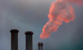 chimneys, power plant, industry, smoke, steam, thermal power station, energy
