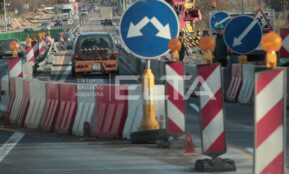 Automagistralės remontas. Dainiaus Labučio (ELTA) nuotr