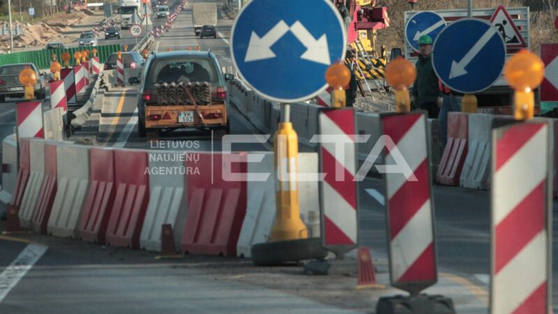 Automagistralėje A1 prasideda viaduko rekonstrukcija: eismas bus nukreiptas apylankomis