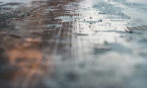 brown and black wooden surface