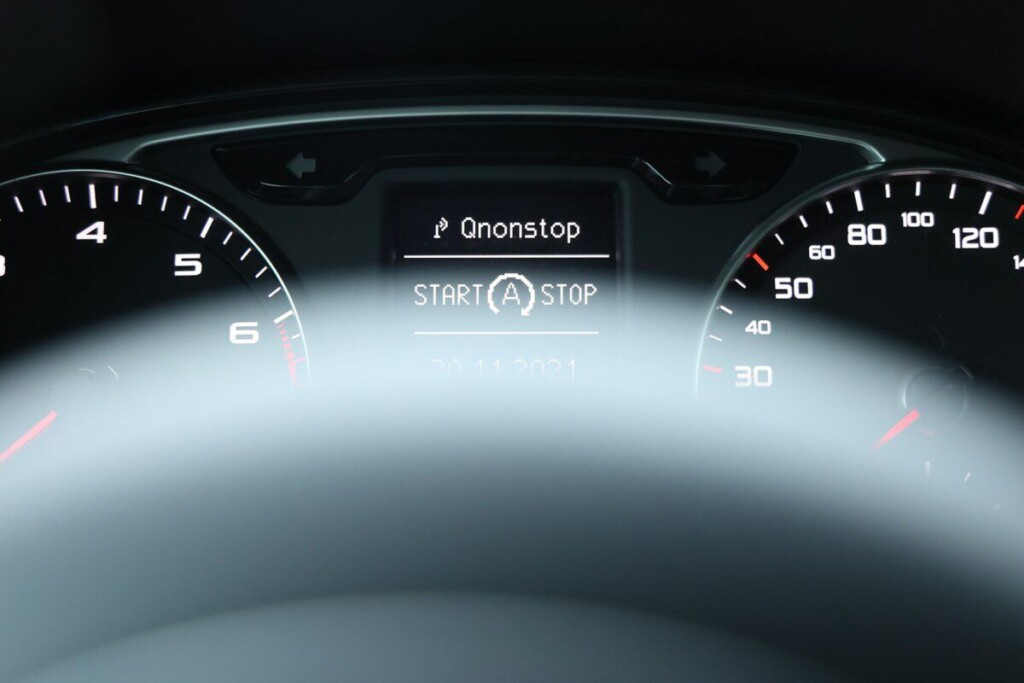 a close up of a speedometer in a vehicle