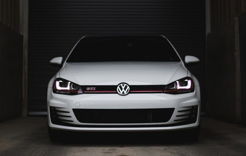 silver mercedes benz car on black background