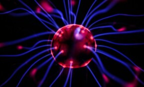 plasma ball digital wallpaper