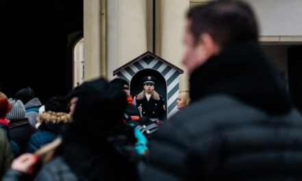 man wearing bubble hoodie jacket