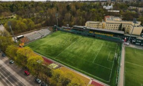 a train on the railway tracks