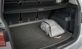 gray and yellow bag on car seat