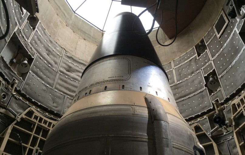 A large metal object inside of a building
