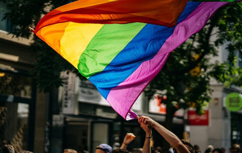 people holding flags during daytime