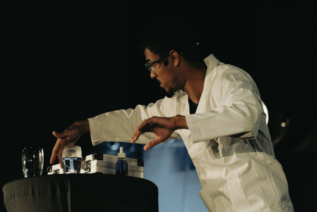 a man wearing a white robe