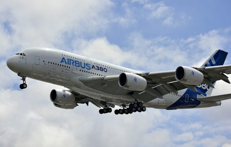 Airbus A380 airplane