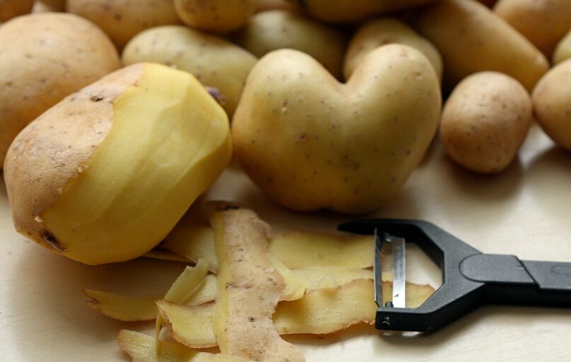 yellow fruit on stainless steel tray