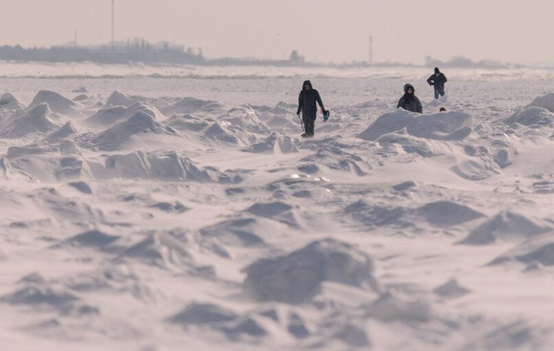 Užšalusi Baltija. ELTA / Andrius Ufartas