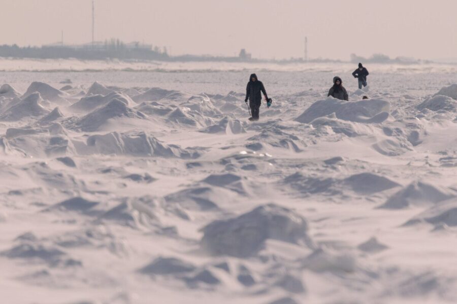 Užšalusi Baltija. ELTA / Andrius Ufartas