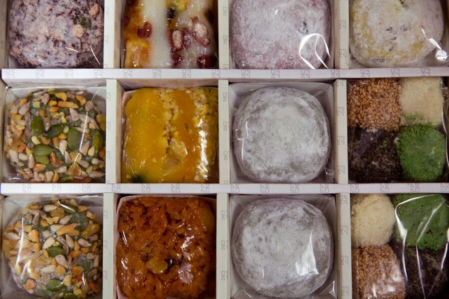 assorted food packs