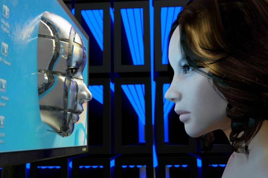 Tai atrodo neįtikėtinai: robotas, kuris žiūrėdamas į save veidrodyje mokosi būti žmogumi