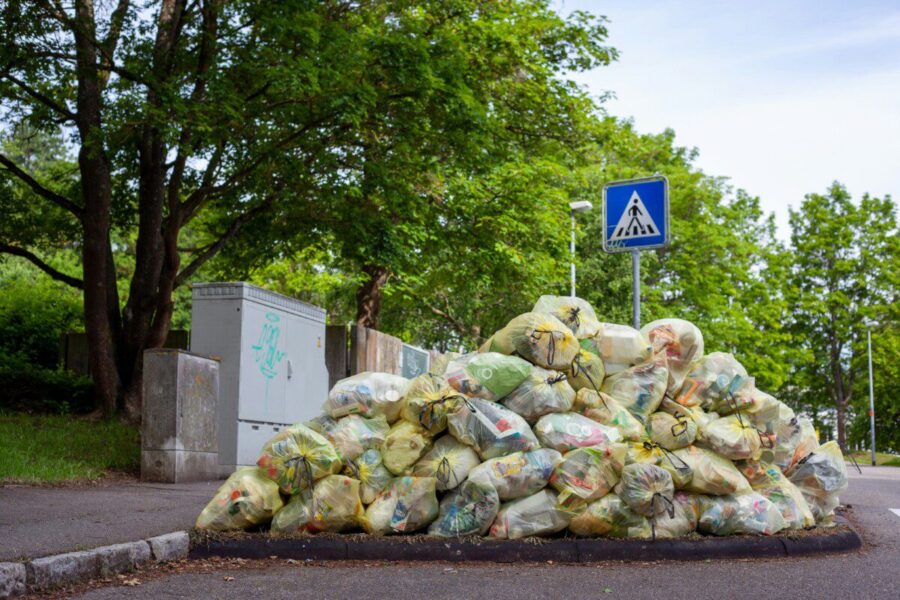 Sunkiai suvokiamas maisto švaistymas: jaunuolis parodė, ką kasdien išmeta prekybos centrai