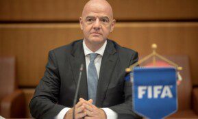 FIFA prezidentas G. Infantino. EPA-ELTA nuotr.