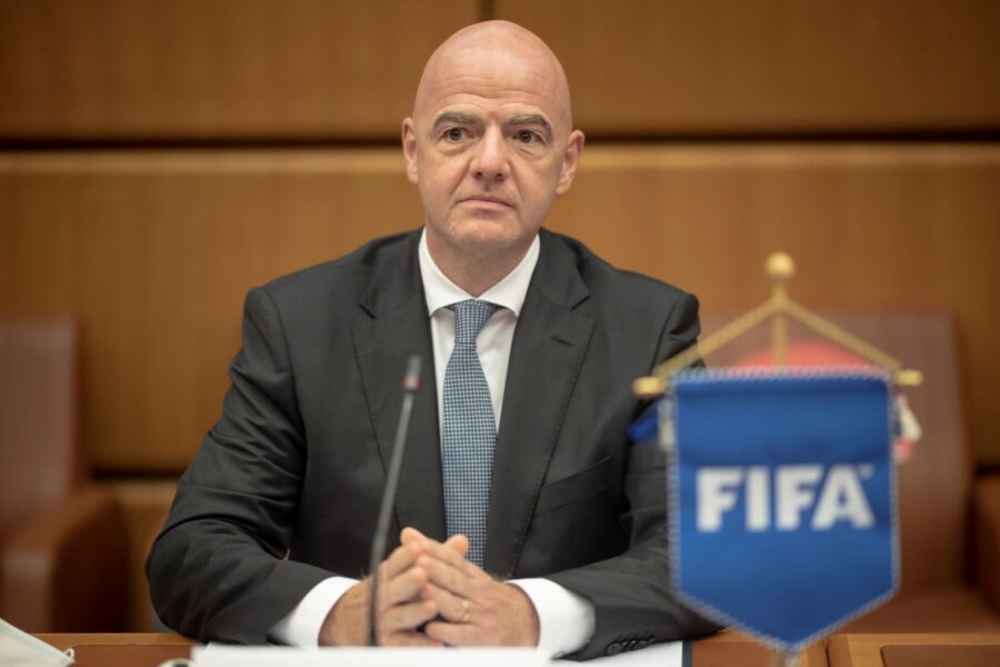 FIFA prezidentas G. Infantino. EPA-ELTA nuotr.