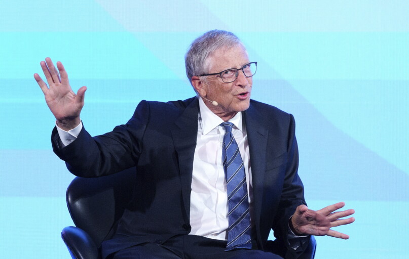 Billas Gatesas. EPA-ELTA nuotr.