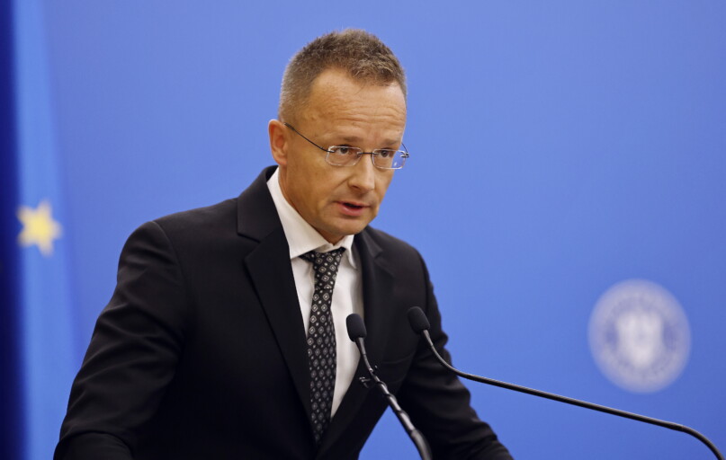 P. Szijjártó“. EPA-ELTA nuotr.