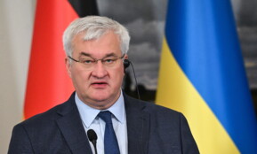 Ukrainos užsienio reikalų ministras Andrijus Sybiha. EPA-ELTA nuotr.