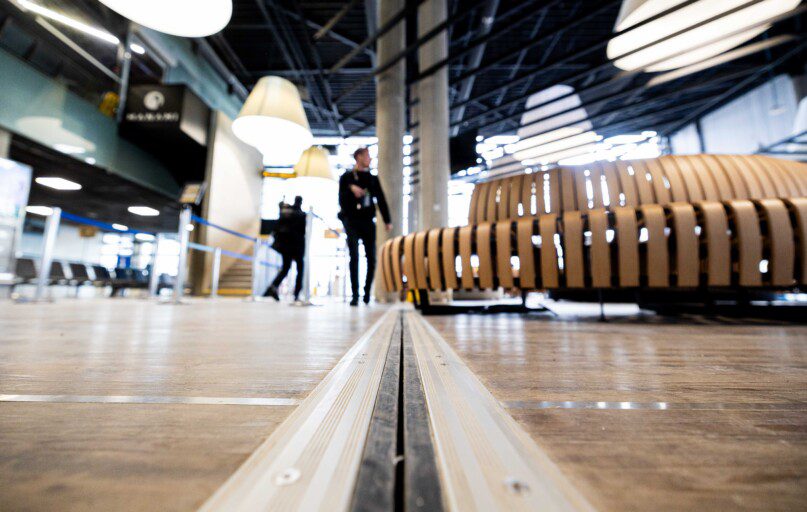 Kauno oro uosto išplėsto terminalo atidarymas. ELTA / Žygimantas Gedvila