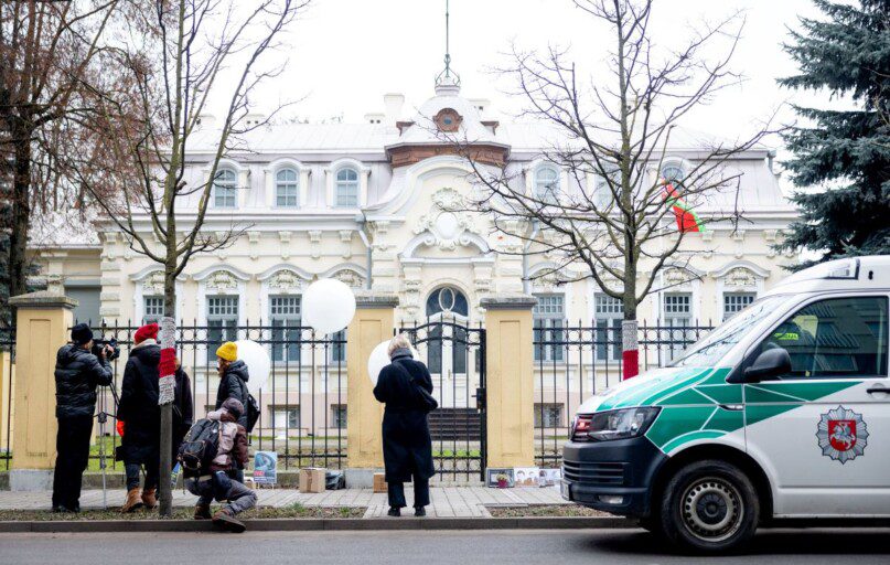 Akcija „KARTU – prieš hibridines atakas!“. ELTA / Ervin Rauluševičius