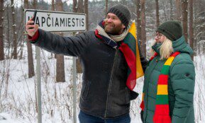 Protestas Kapčiamiestyje. ELTA